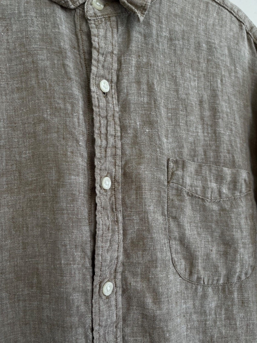 Linen Button Down - Picture 2 of 4